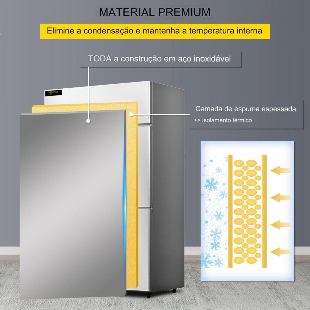 Geladeira Comercial  - 780L, 4 Portas