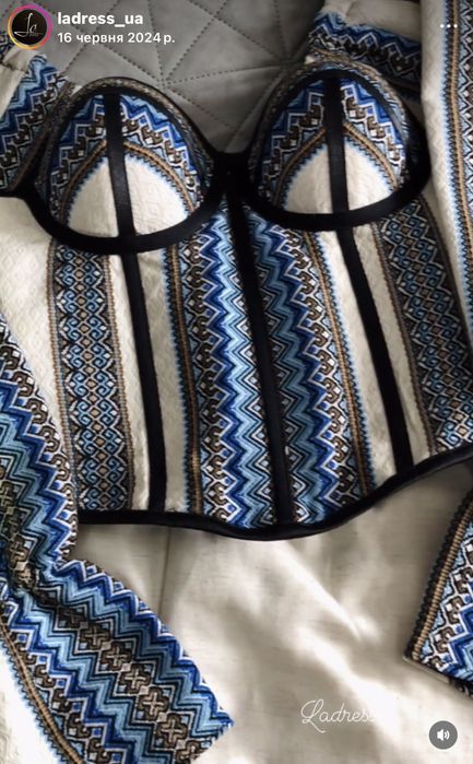 Вишитий корсет зі знімними рукавами. Вишиванка. Український. Етно.