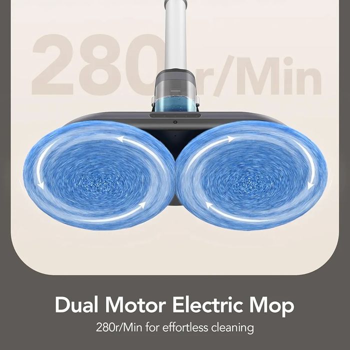 iDOO Bezprzewodowy elektryczny mop do podłóg,