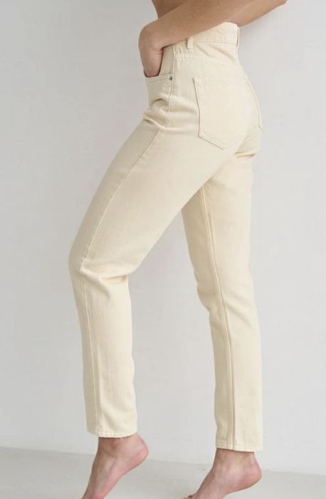 Джинси мом solmar, бежеві джинси zara