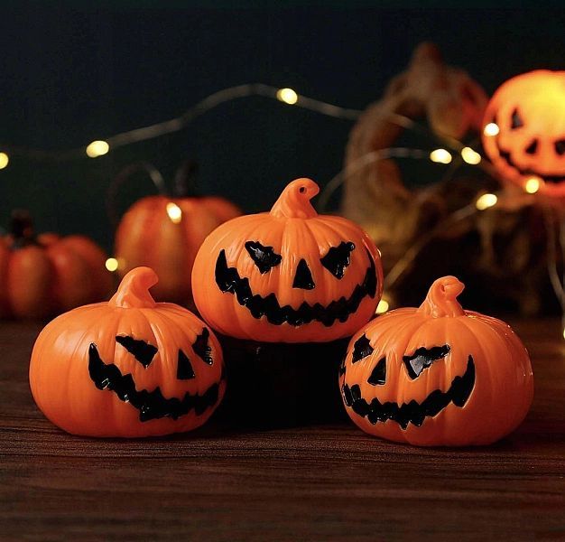 Lampion, Lampki Dekoracyjne Na Halloween Motyw Dyni Straszna Dekoracja