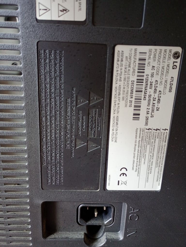 Smart TV LG 47 cali