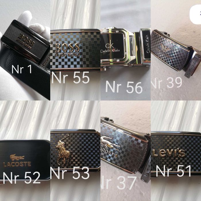 Paski do spodni Męskie i Damskie pasek plus klamra cały komplet