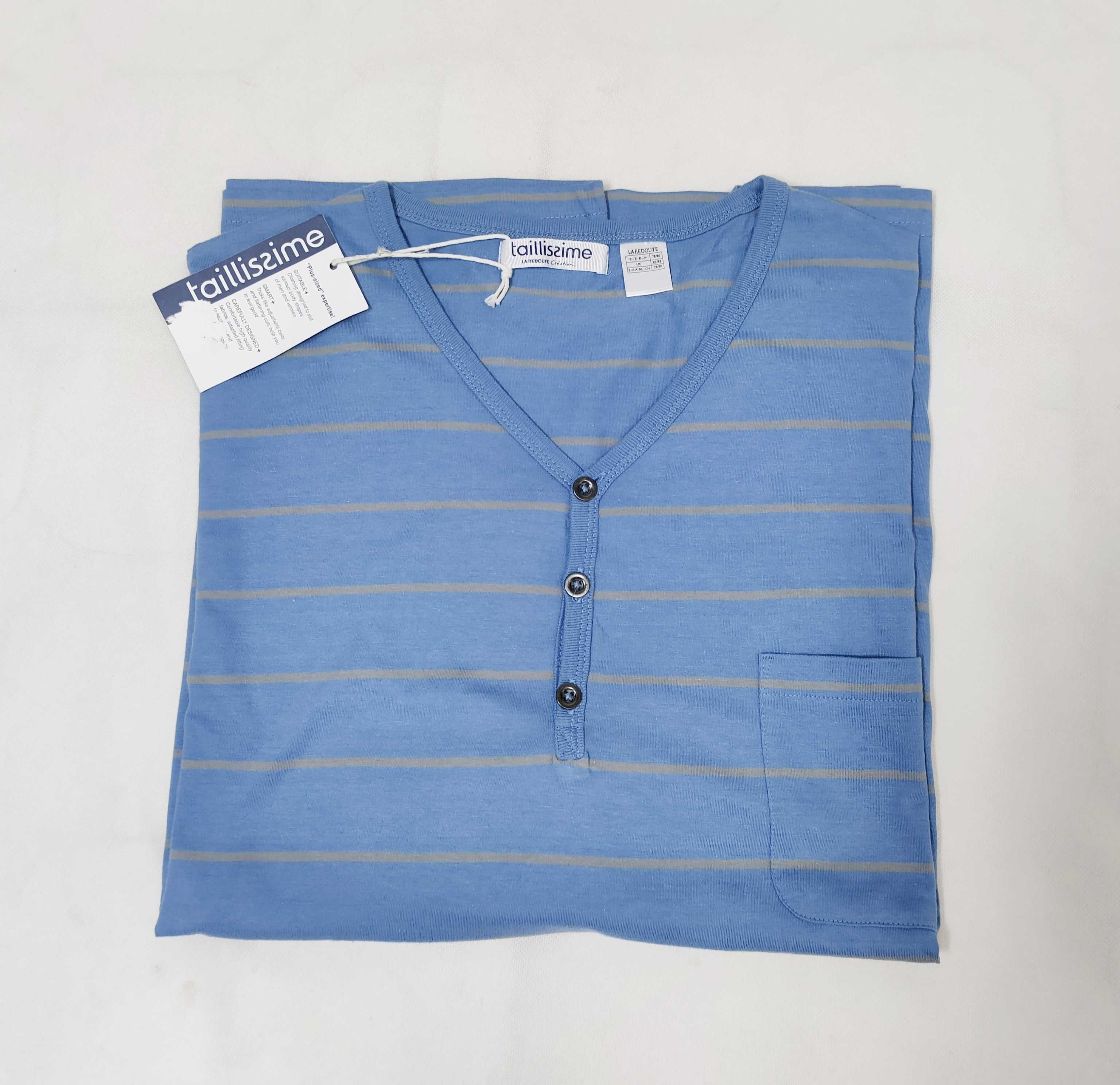 Koszulka męska t-shirt duży bawełniany TAILLISSIME 74/76 6XL TS0032