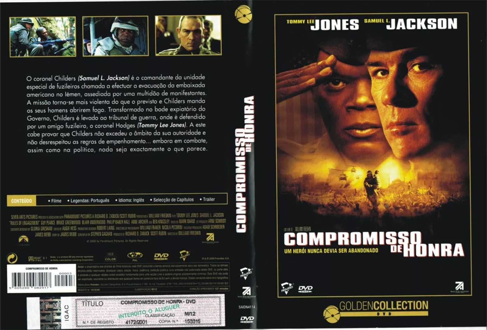 RULES OF HONOR (2000) - Tommy Lee Jones / Samuel L. Jackson
