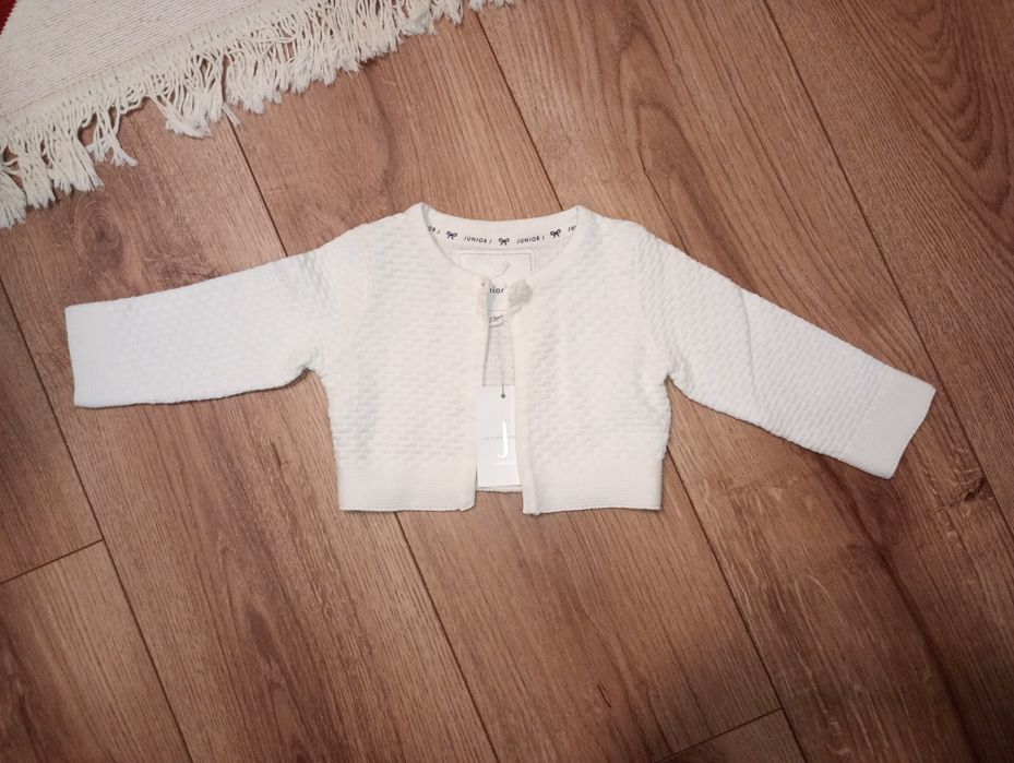 Sweterek dla dziewczynki - bawełna nowy