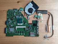 Procesor, płyta główna, karta graficzna Asus X550VC: