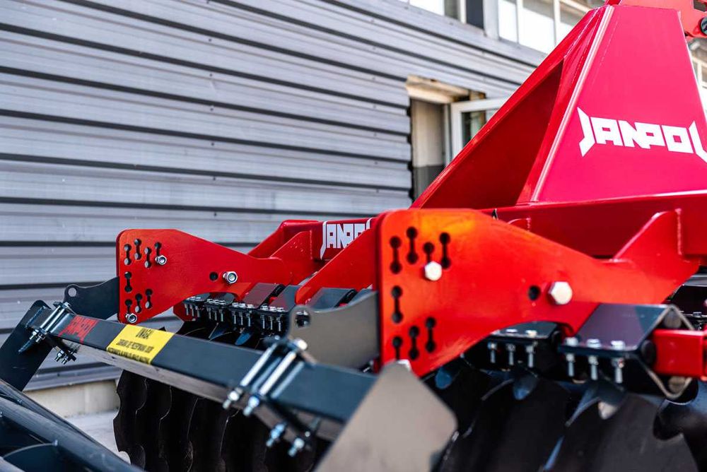 Wyprzedaż!! Brona talerzowa MEDIUM 3,0m 560mm wał JANPOL