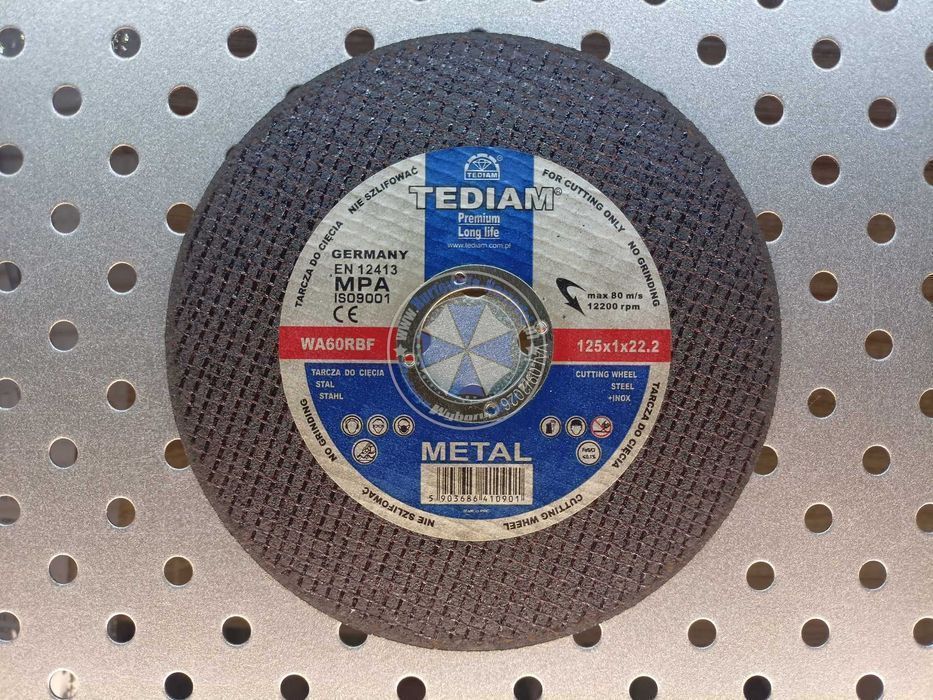 400 sztuk Tarcza do cięcia metalu 125x1,0mm tarcza do METALU 125mm