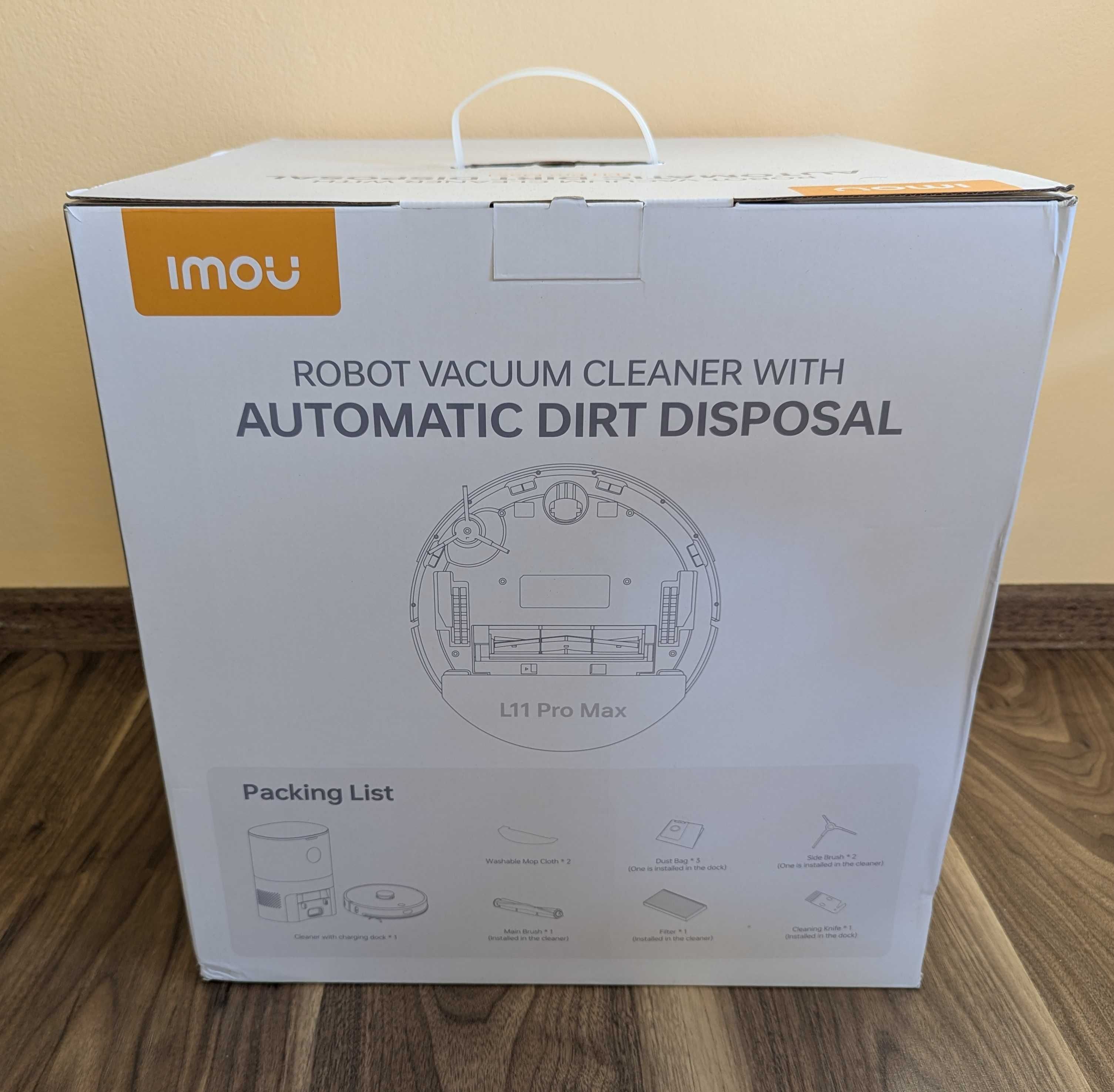 Odkurzacz/robot sprzątający Imou RV-L11S-A (odkurza, myje i opróżnia)