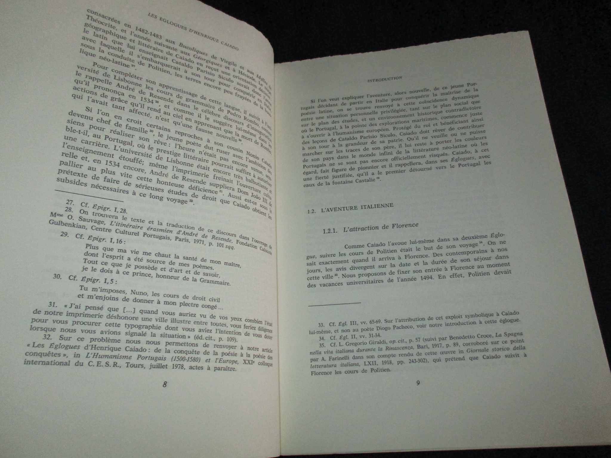 Livro Les Églogues d'Henrique Caiado ou l'Humanisme Portugais