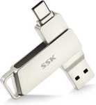SSK Pamięć flash USB C 64 GB do 200 MB/s