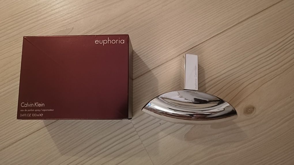 Pusty flakon po perfumach Calvin Klein CK Euphoria 100 ml + pudełko