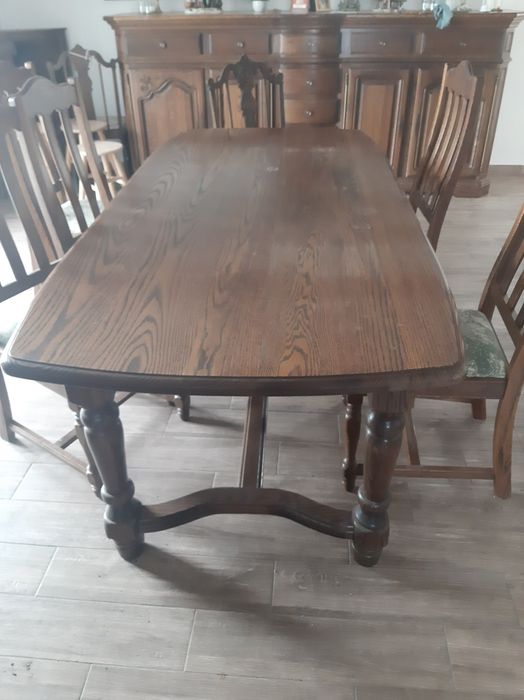 Stół dębowy duży