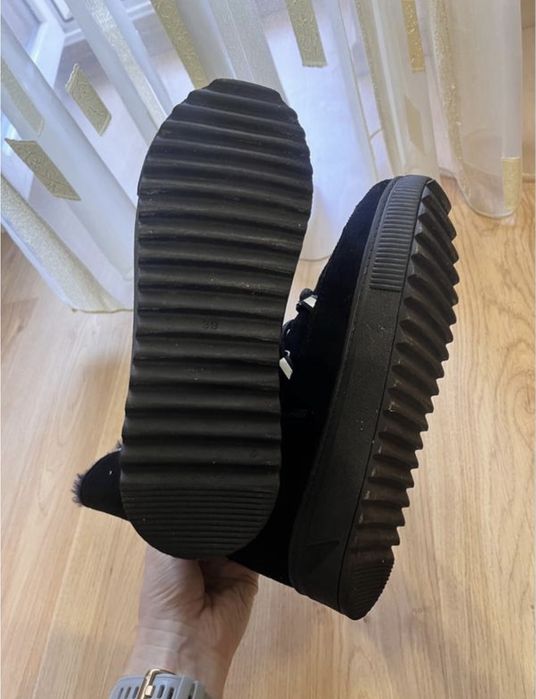 Зимові замшеві ботінки, уги, снігоходи fila