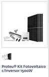 Kit Fotovoltaico completo 1500W com inversor.