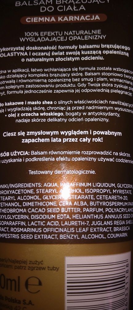 Brązujący balsam do ciała