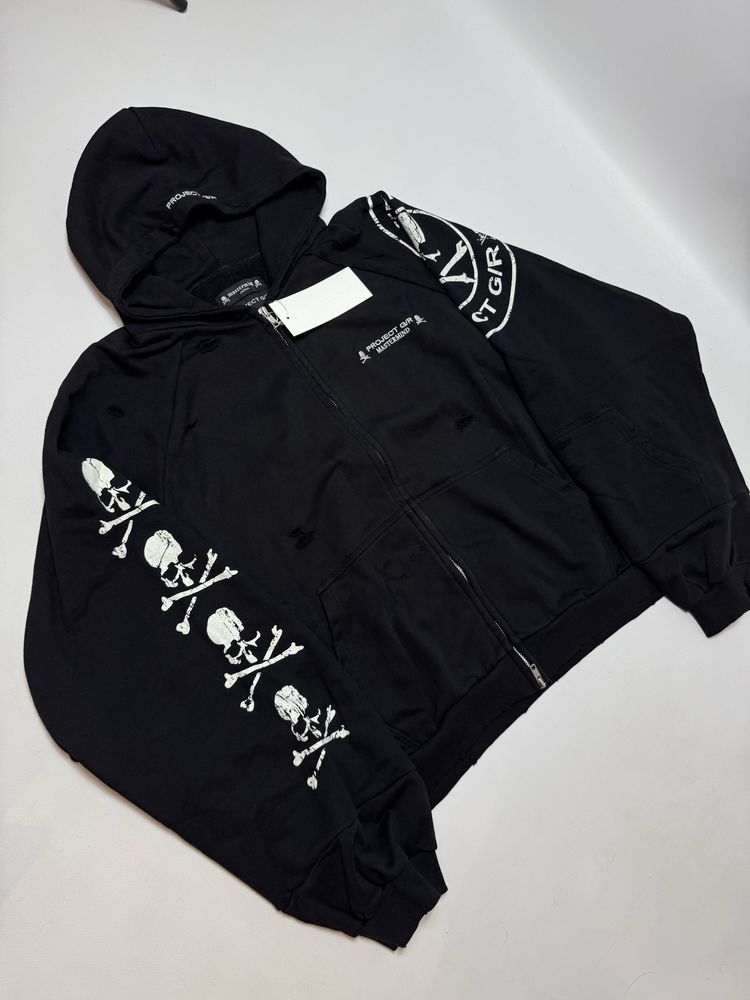 Зіп худі Grailz Project G/R x MasterMind S M L ERD Rick Zip up hoodie