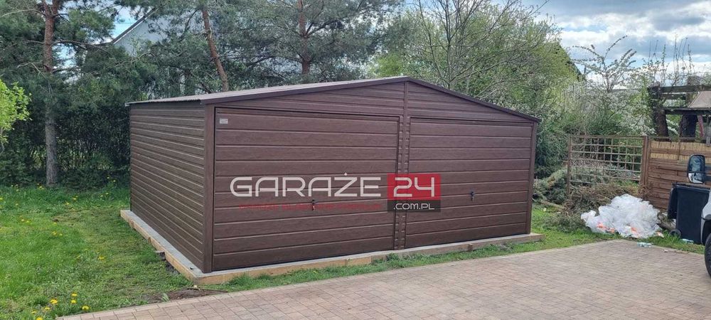 Garaż blaszany PREMIUM 6x5,80m*jakość*profil*producent*całe LUBELSKIE*