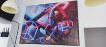 Plakat VR wirtualna rzeczywistość BEAT SABER 200x150cm
