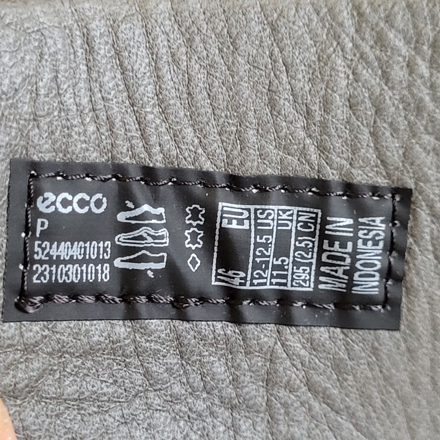 Шльопанці шкіряні Оригінал Ecco рр.46