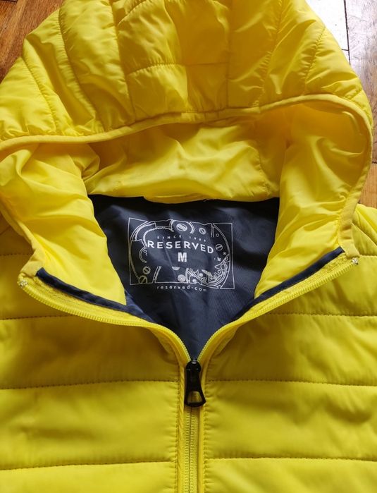Чоловіча куртка лимонка жовта як мікропуховик original