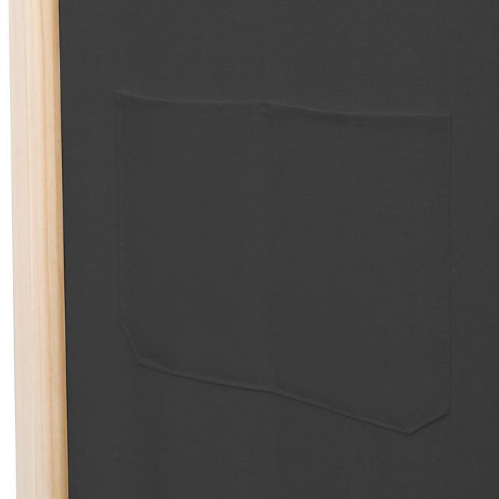 Parawan 3-Panelowy Szary 120x170 cm - Wolnostojący