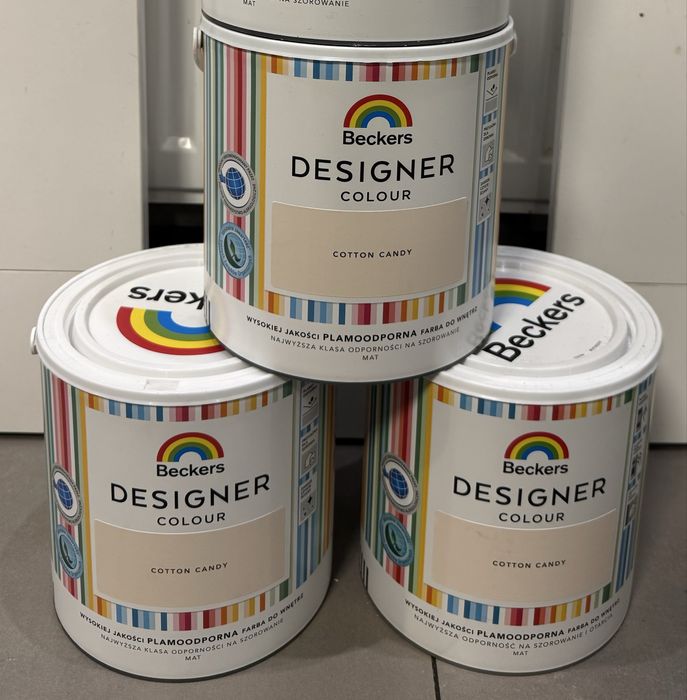 Farba Beckers Designer Colour – Cotton Candy – 3 x 2,5L