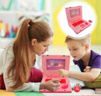 Zabawka edukacyjna laptop dla dzieci do wczesnej edukacji świeci gra