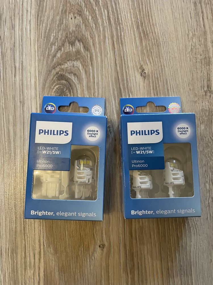 żarówki Philips LED W21/5W 6000K