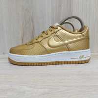 Кожаные кроссовки Nike Gold Air Force оригинал