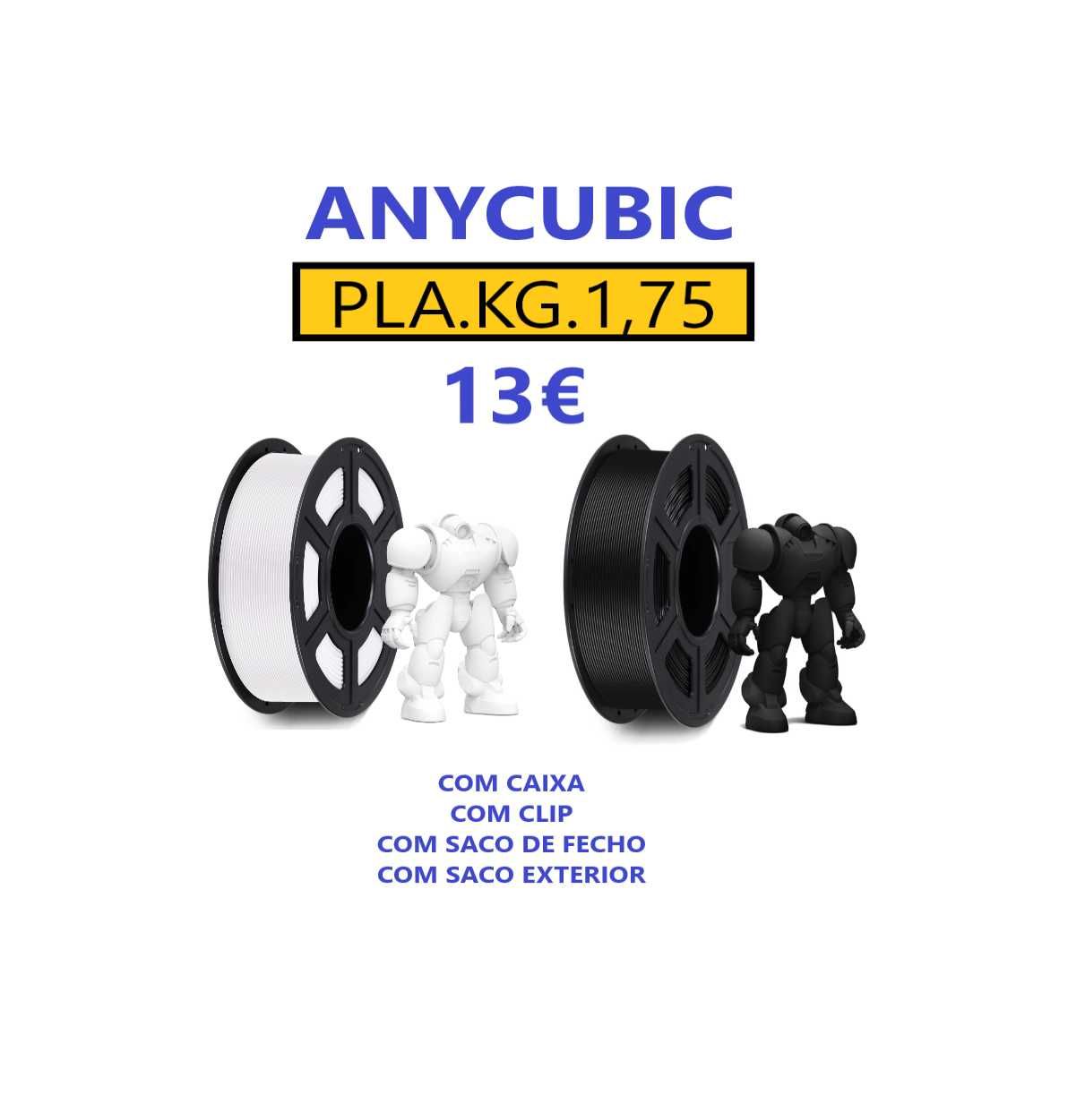Filamento 3D Pla da marca Anycubic