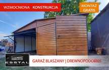 GARAŻ BLASZANY- Złoty Dąb |Wiaty | Garaże | Wiata | 6x6 | - ESSTAL*