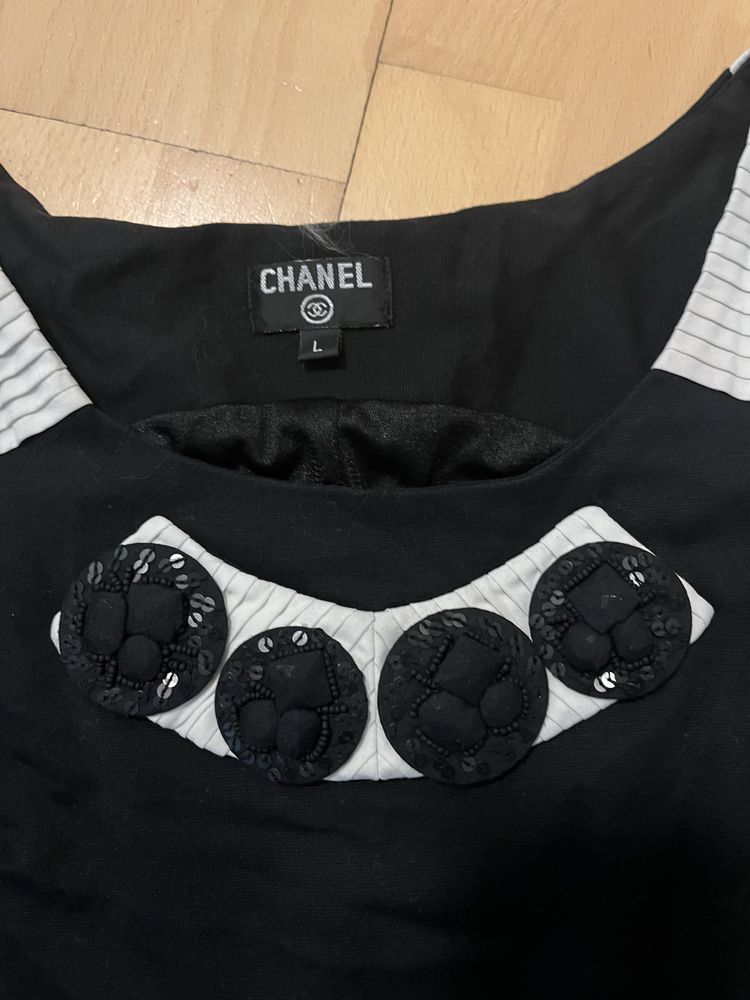 Sukienka czarna, chanel L