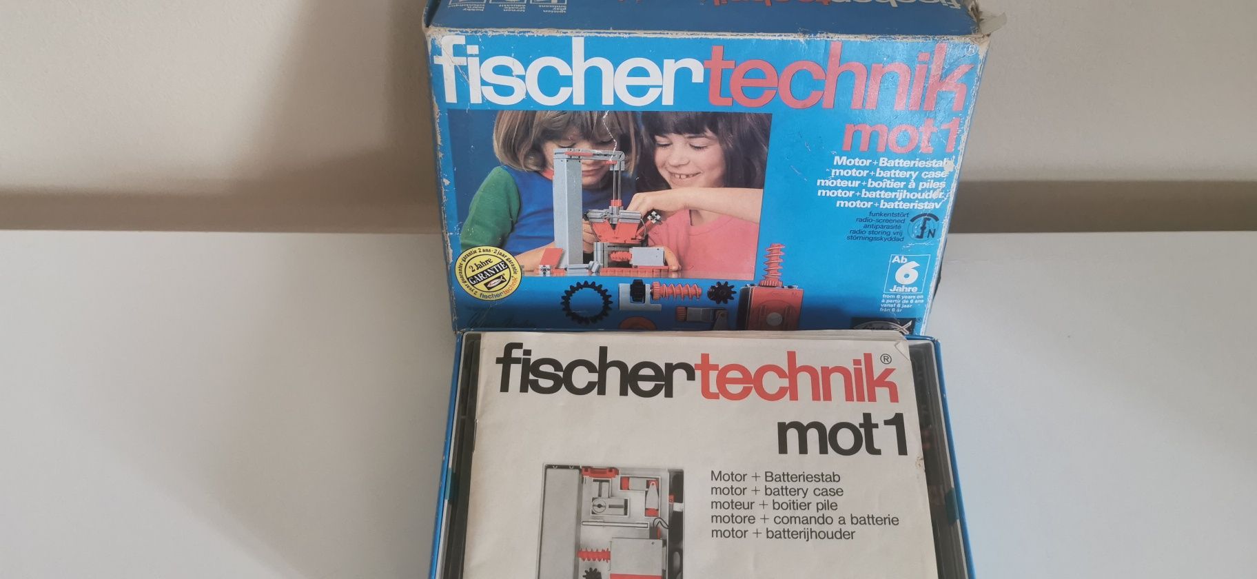 Fishertechnik Mot 1 zestaw z lat 70