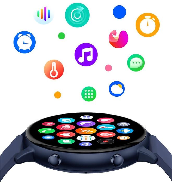 Smartwatch fitness 100 trybów sportowych GPS ciśnienie krwi saturacja