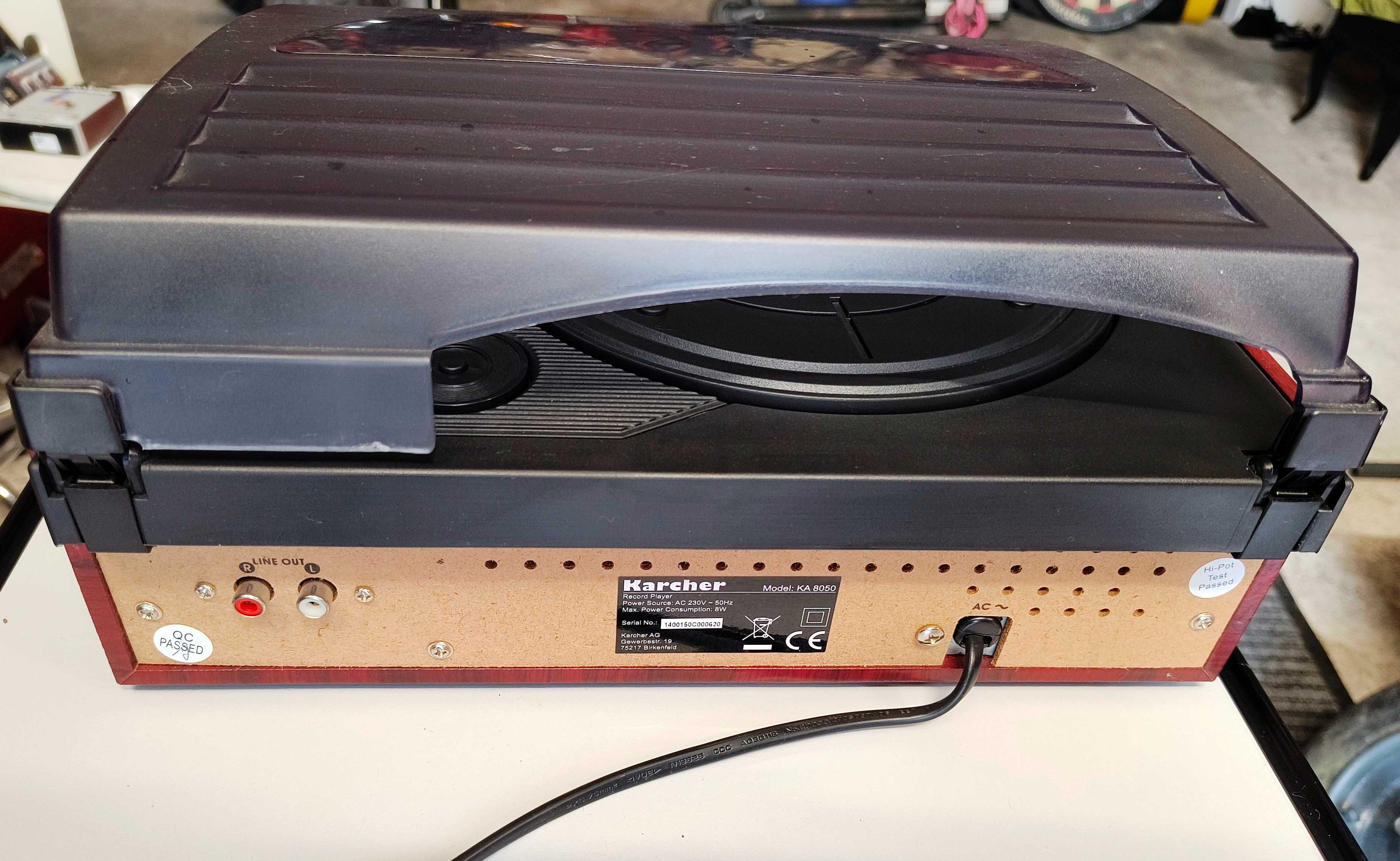 Gramofon Karcher KA8050 z wbudowanymi głośnikami Gorzów
