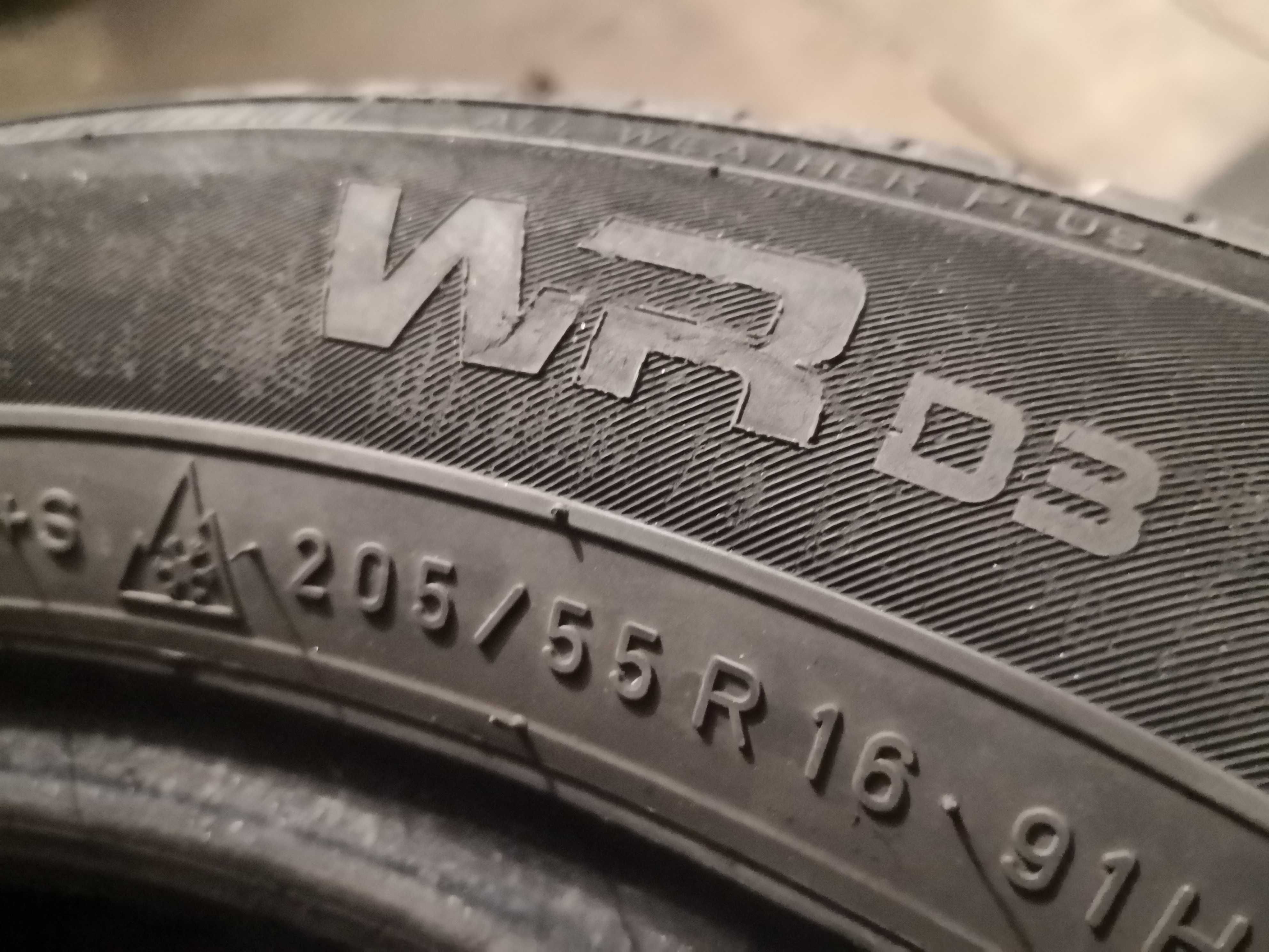 4 SZT. opony ZIMOWE NOKIAN WR D3 205/55R16 kpl. 4 sztuki