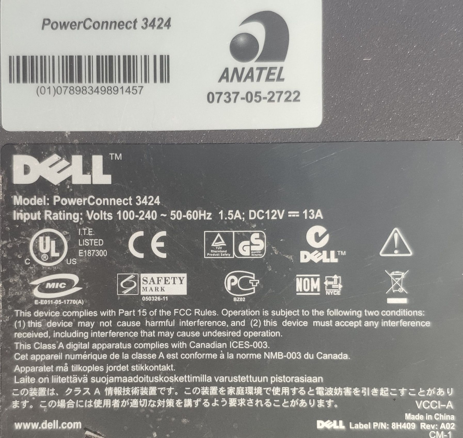 Комутаори DELL 6224, DELL 3424, TP-link TL-SL5428