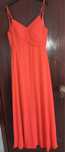 Vestido laranja tijolo