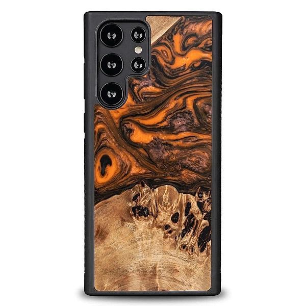 Etui z drewna i żywicy na Samsung Galaxy S23 Ultra Bewood Unique Orang