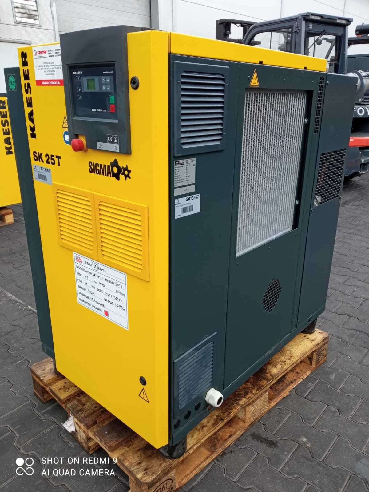 Sprężarka śrubowa,kompresor Kaeser SK25SFC T,15 KW,S013362