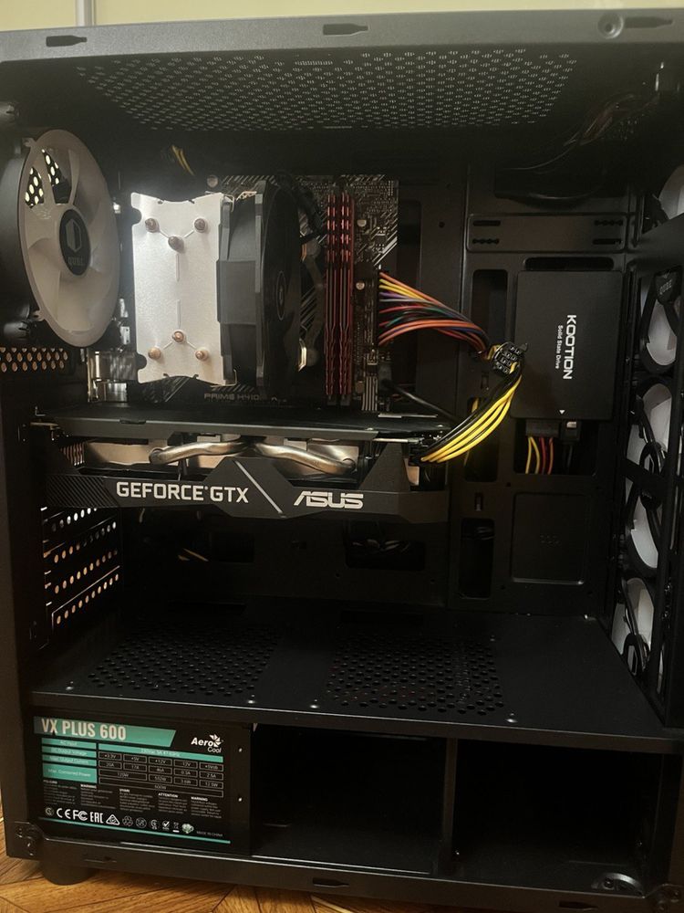i5 10400f, GTX1660 Super, 16gb DDR4 ігровий компʼютер