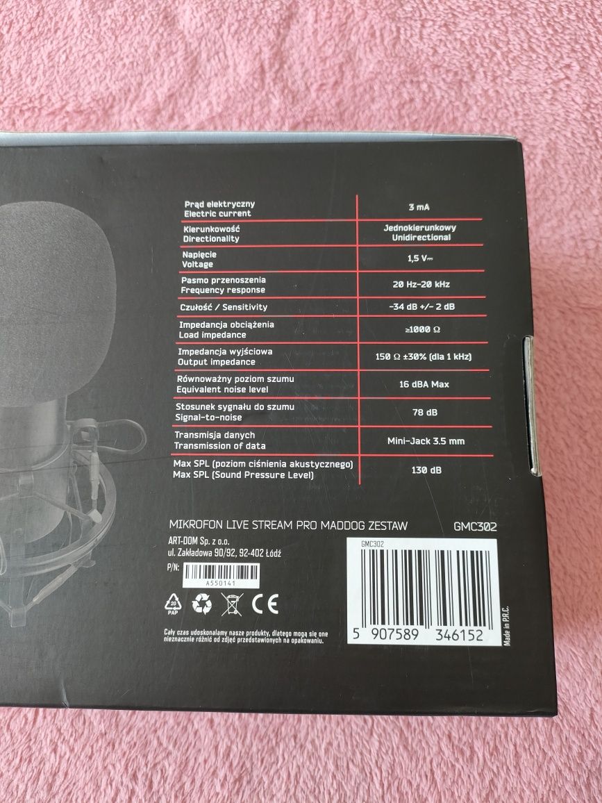 Mikrofon mad dog gmc302