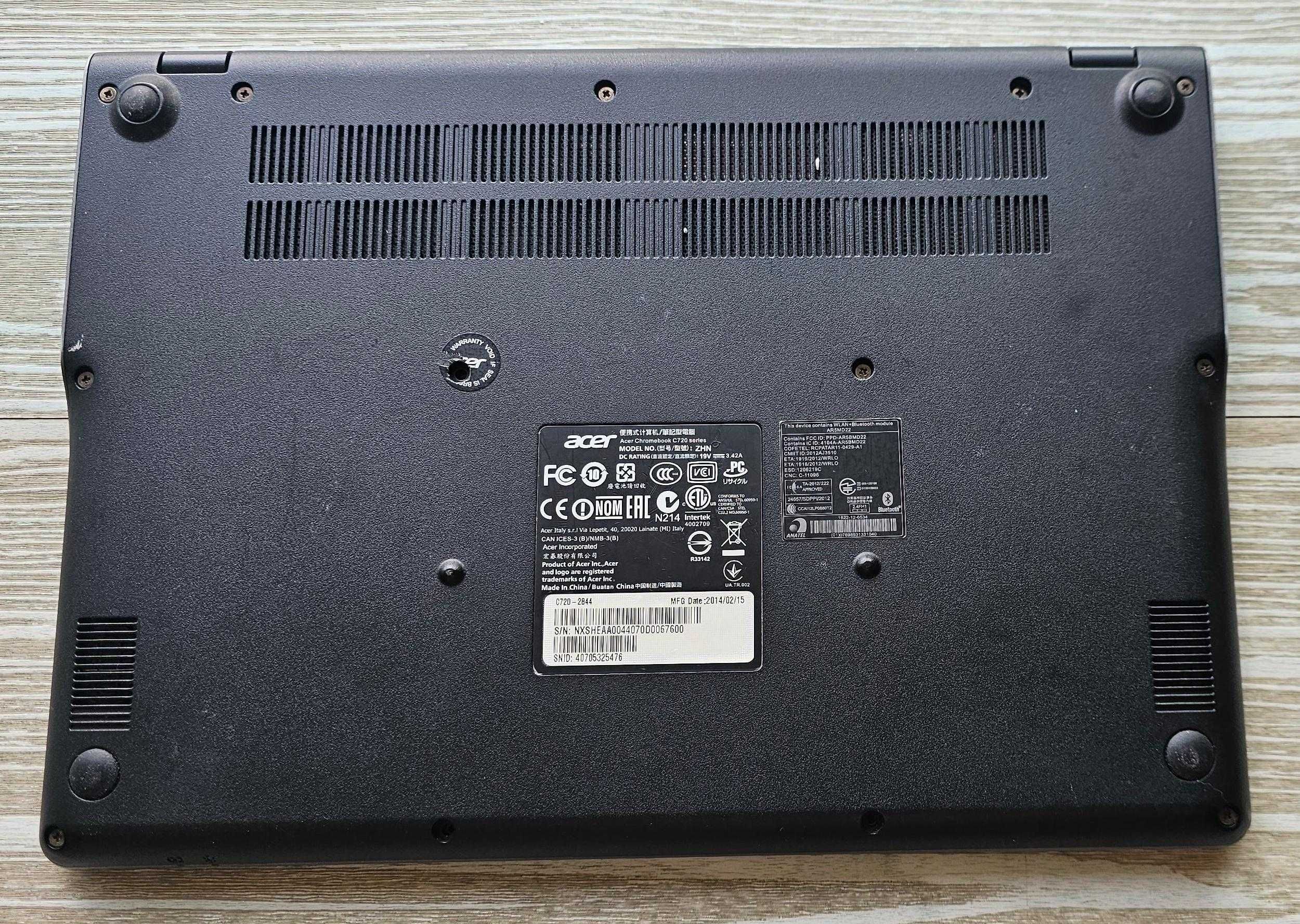Acer Chromebook C720 computador