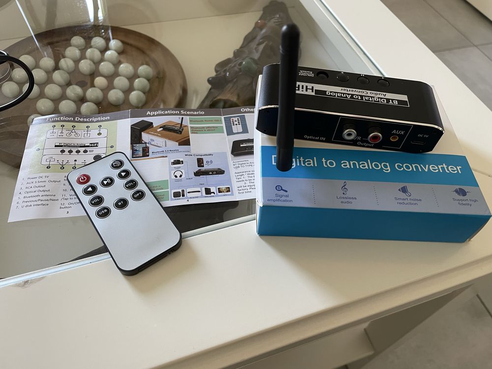 Odbiornik bluetooth, konwenter cyfrowy
