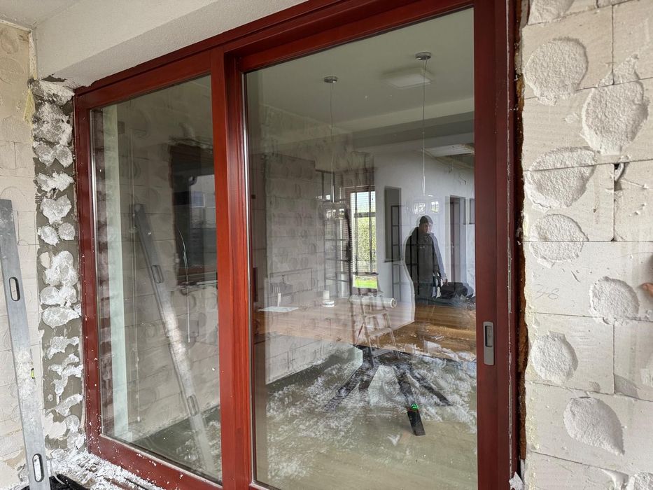 duże okno/drzwi tarasowe przesuwane HST