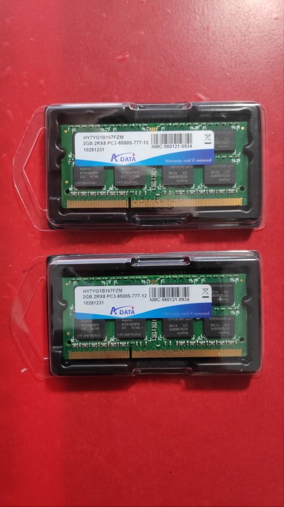 Memórias RAM 2gb - Portátil