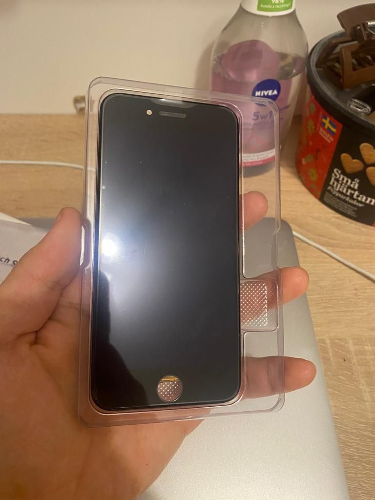 czarny wyświetlacz SOFT OLED do iPhone'a 7