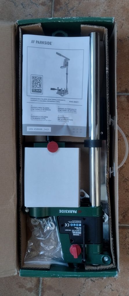 Suporte berbequim Parkside novo